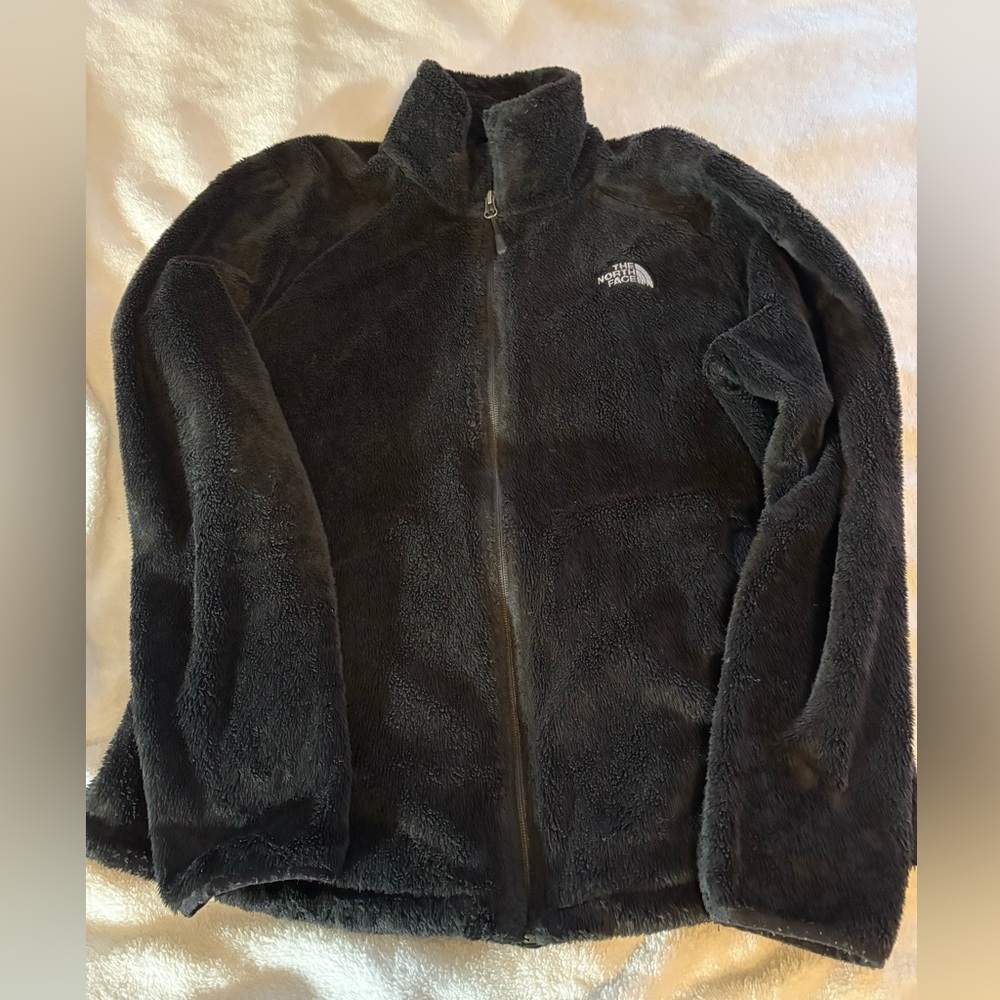 The North Face women’s zip up fleece jacket - large